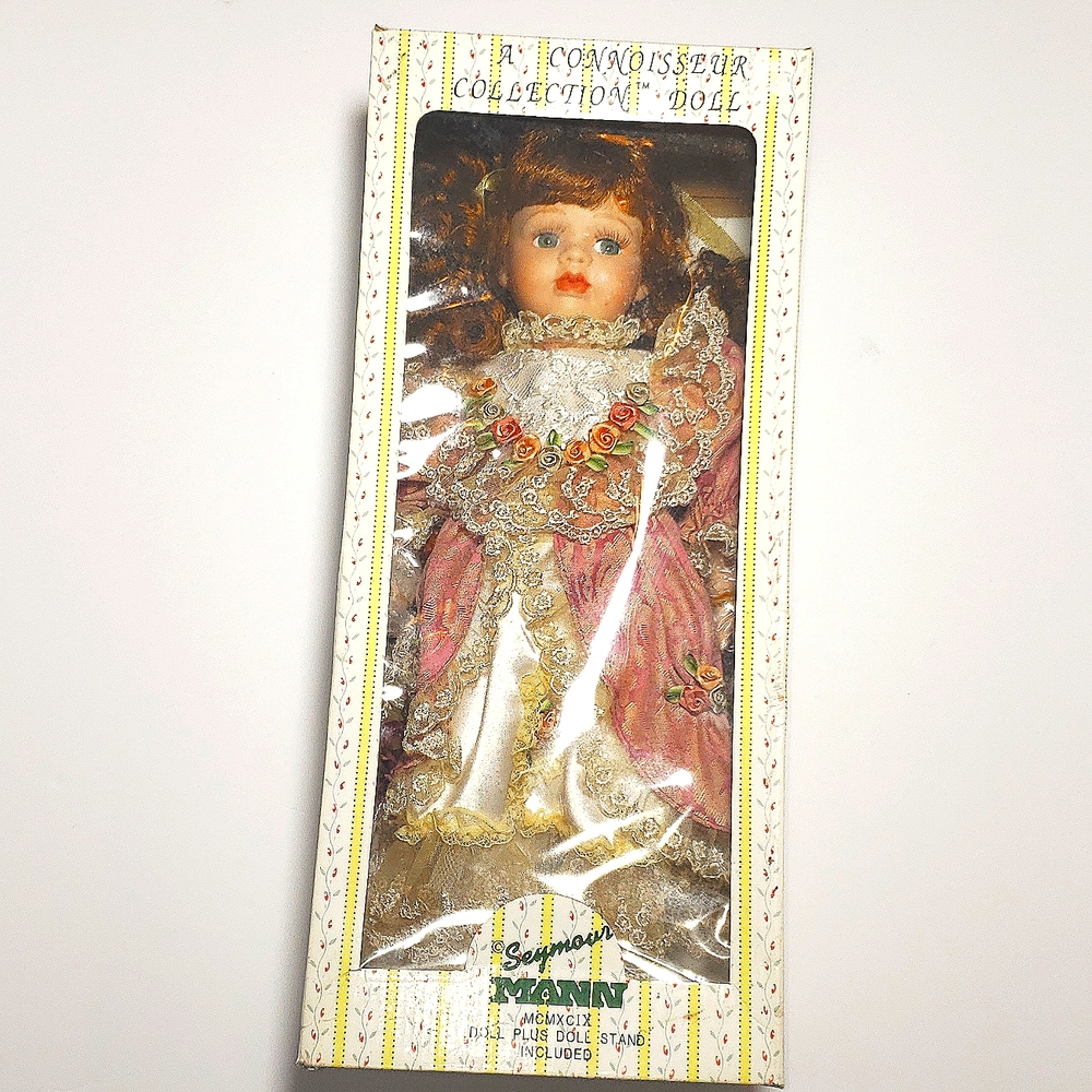 Seymour Man MCMXCIX Dial & Stand: Hand-Painted Porcelain Connoisseur Collection